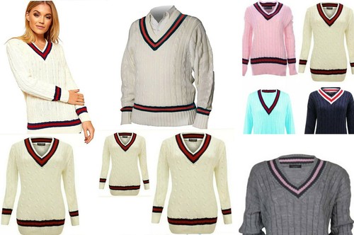 Cricket sweater jumper neck - cricket, sweater/jumper
