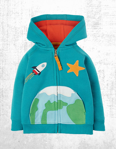 Frugi kids hoodie helford long - frugi,