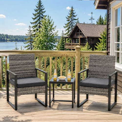 3piece rattan bistro - 3piece,