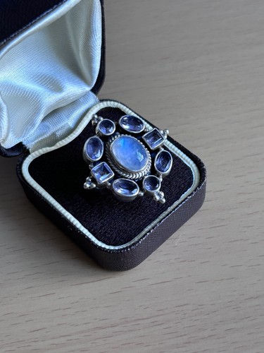925 silver large - silver, labradorite