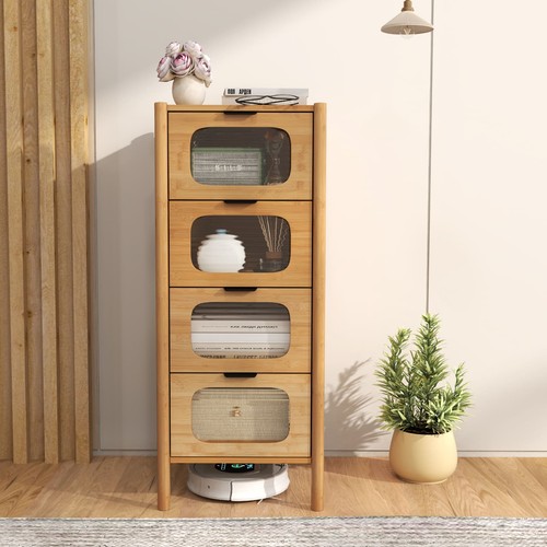 Drawer bamboo chest - drawer, with