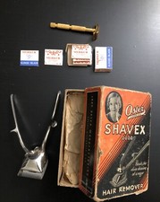 OSTER SHAVEX 0000 Hair Remover Clippers w/ Original Box Racine +Klinge Blade Kit