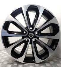 NISSAN QASHQAI 18'' BLACK DIAMOND CUT  ALLOY WHEEL 808630 (Z-357)