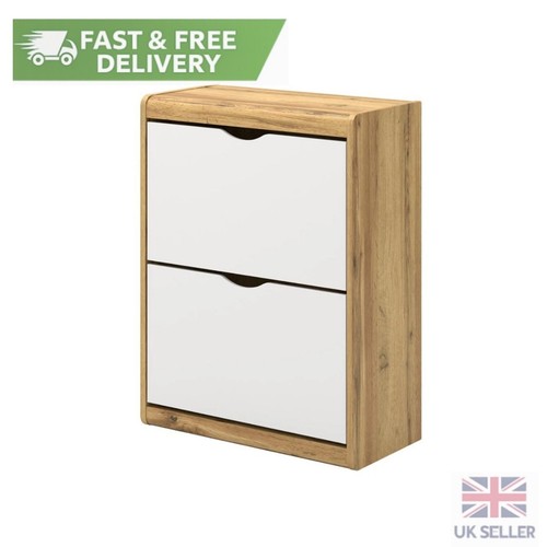 Oak white shoe cabinet - shoe,