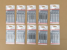 10 X PACKS Bosch Jigsaw Blades Clean For Wood T101D x50