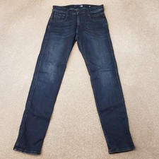 Replay Mens Jeans 30x30 Blue RBJ M94 Slim Regular Denim Zip Fly Stretch W30 L30