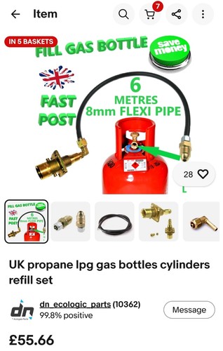 Remote refill propane gas lpg - remote,