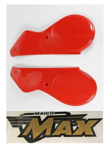 Maico side panels red - maico,