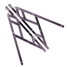 Slimline uPVC Window Hinge Friction Stay Narrow 15mm Track Pair Securistyle