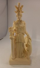 Athena Minerva Greek Roman Goddess Statue Figurine 10.5inches VGC