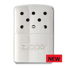 ZIPPO  HIGH POLISHED  CHROME 6 hr HAND WARMER   FREE  UNITED KINGDOM.   SHIPPING