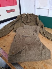 British 1949 Pattern Battle Dress Trousers & Blouse 1949 / 1952 Date Size No 10