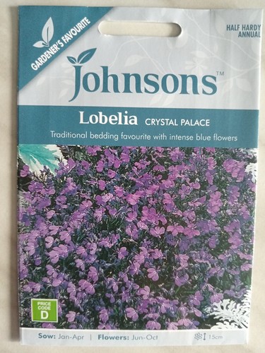 Johnsons lobelia seeds crystal - lobelia,