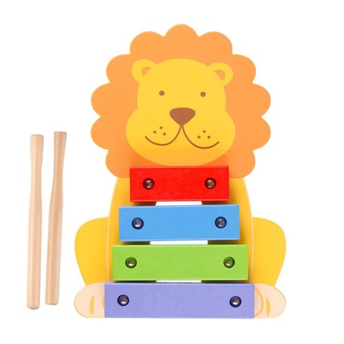 Lion xylophone musical wooden - lion,