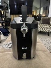 Baridi 5L Mini Keg Draft Beer Dispenser Tap 4°C Integrated Cooling