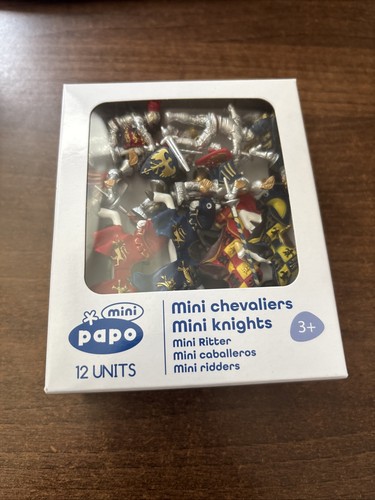 Papo mini knight figures 12 - knight, (12
