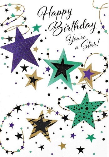 Open male happy birthday - open,