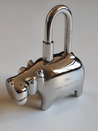 Hermes hippopotamus silver - hippopotamus,