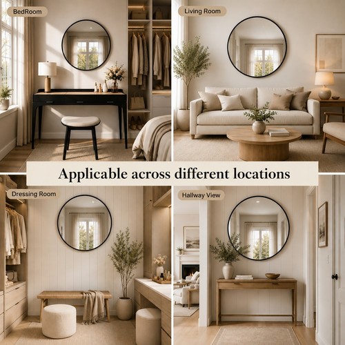 Framed mirror - framed,