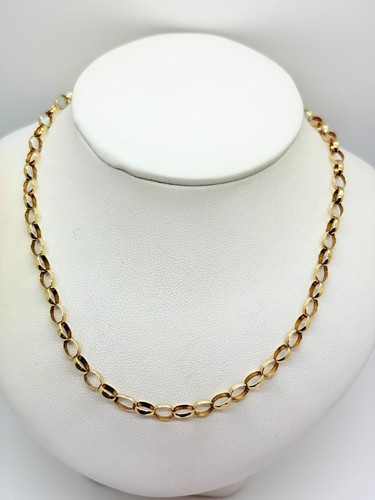 9ct yellow solid gold oval - yellow,