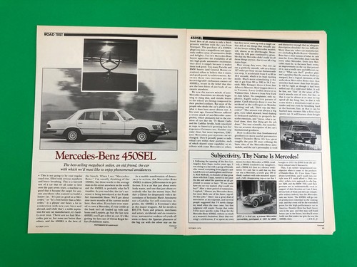 1980 mercedes benz 420sel 450 - mercedes,