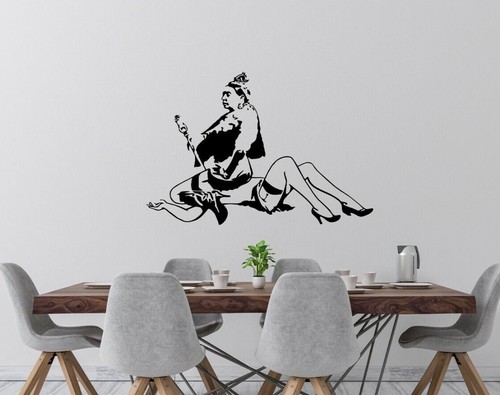 Banksy dirty queen design home - queen,