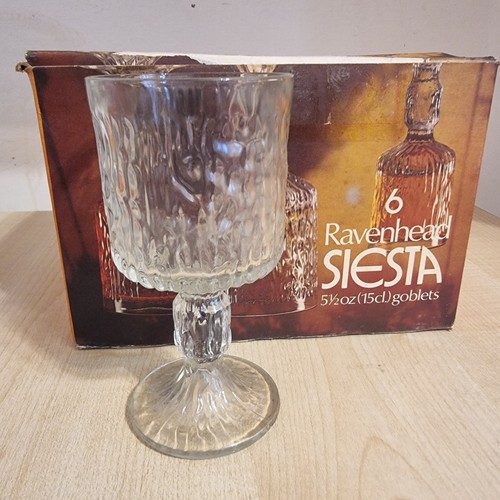 Ravenhead siesta goblets x6 - ravenhead,