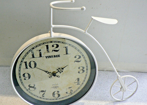 Penny farthing vintage clock - farthing, "vintage"