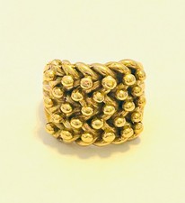 "HUGE 9ct Solid Gold 5-Row