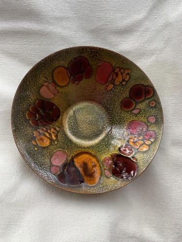 Signed canadian enamel - enamel, on