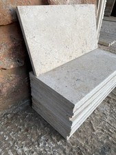 Solid limestone tiles