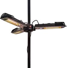 Zanussi ZPPTH1 2KW 14 cm High Outdoor Black Parasol Electric Garden Patio Heater