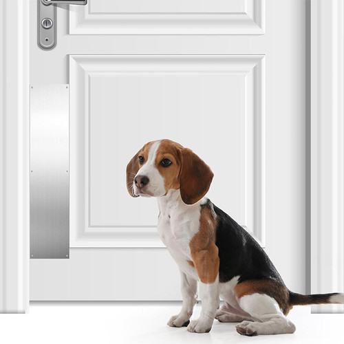 Stainless steel door kick - door,