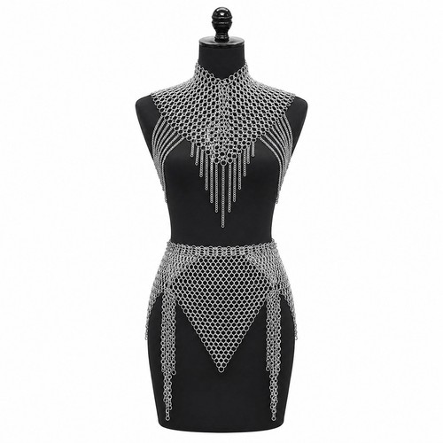 Medieval aluminum chainmail - aluminum,