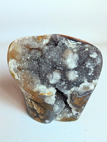 Natural druzy agate freeform - natural,