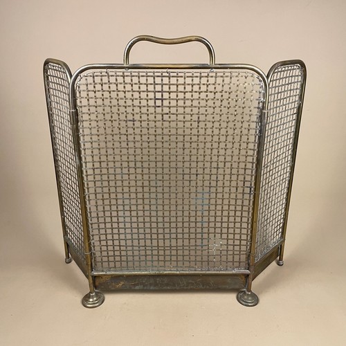 Antique fireguard fireplace - antique,