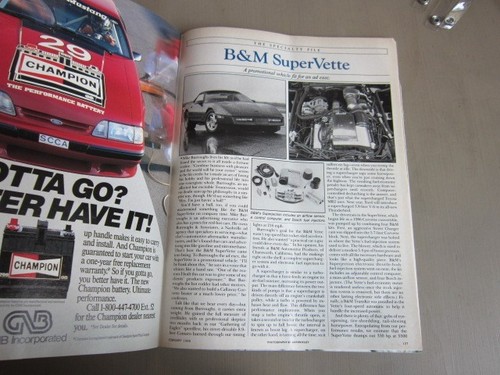 1986 corvette b - corvette,