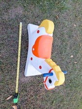 1980s Little Tikes Vintage Roll & Ride On White Horse Easy Rider Horse Rocker