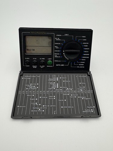 Vintage micronta travel alarm - micronta,
