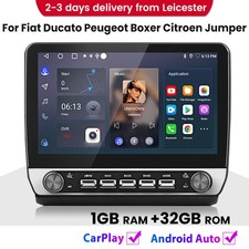 10.1'' For Fiat Ducato Peugeot Boxer Citroen Jumper Carplay Car Stereo Radio GPS