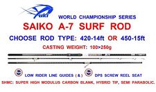 YUKI SAIKO A7 SURF ROD SEA FISHING 3pc YUKI SAIKOU A7 BEACHCASTER ROD 100g-250g