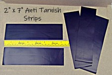 25 Anti Tarnish Strips 2" x 7" Protect Silver Copper Gold by Shine-Rite 2x7 inch