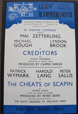 Creditors, Mai Zetterling, &