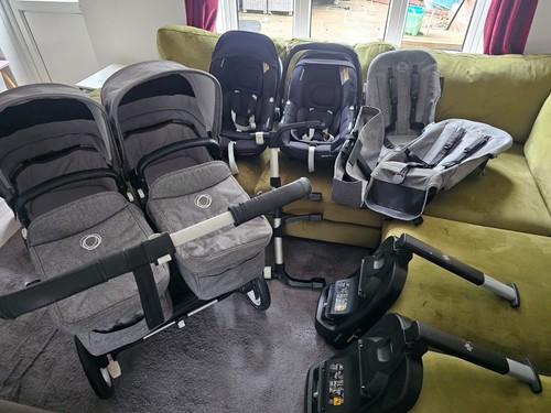Bugaboo donkey twin pram - twin,