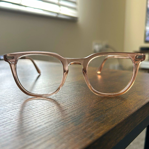 Moscot tatah pink eyeglasses - moscot,
