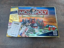 Monopoly: Here and Now Electronic Banking Board Game No Instructions or 2 houses
