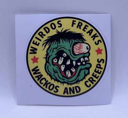 Weirdos and freaks sticker - weirdos,