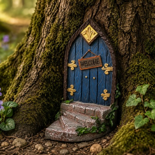 Large fairy door elf pixie - door,