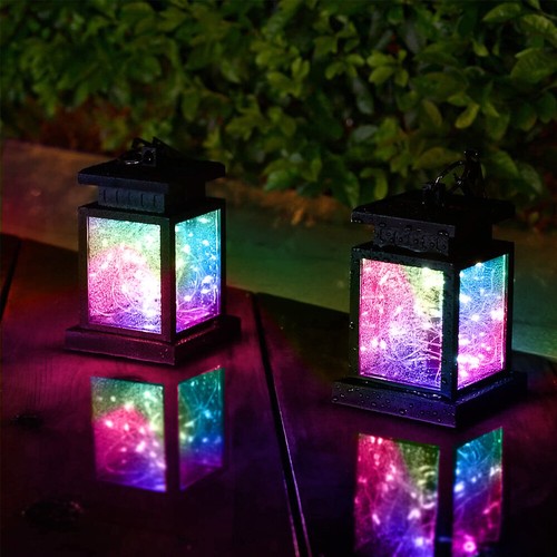 Solar powered led hanging - 2x,