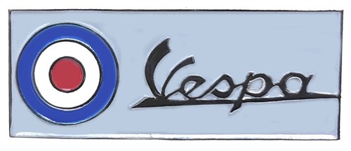 Vespa rectangle mod - rectangle, metal
